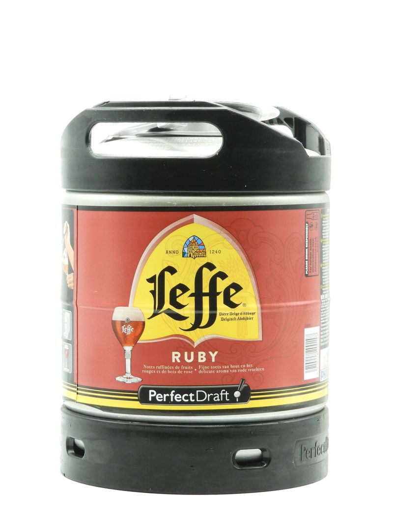 Mini Fût 6 Litres Leffe – Ruby 5° – Caves Berrod Boutique