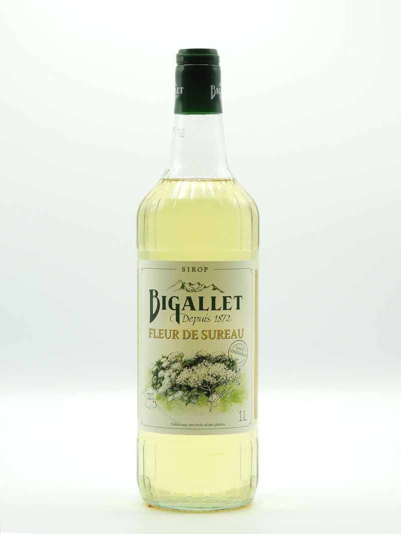 Sirop de Fleur de Sureau - Bigallet - 1 litre