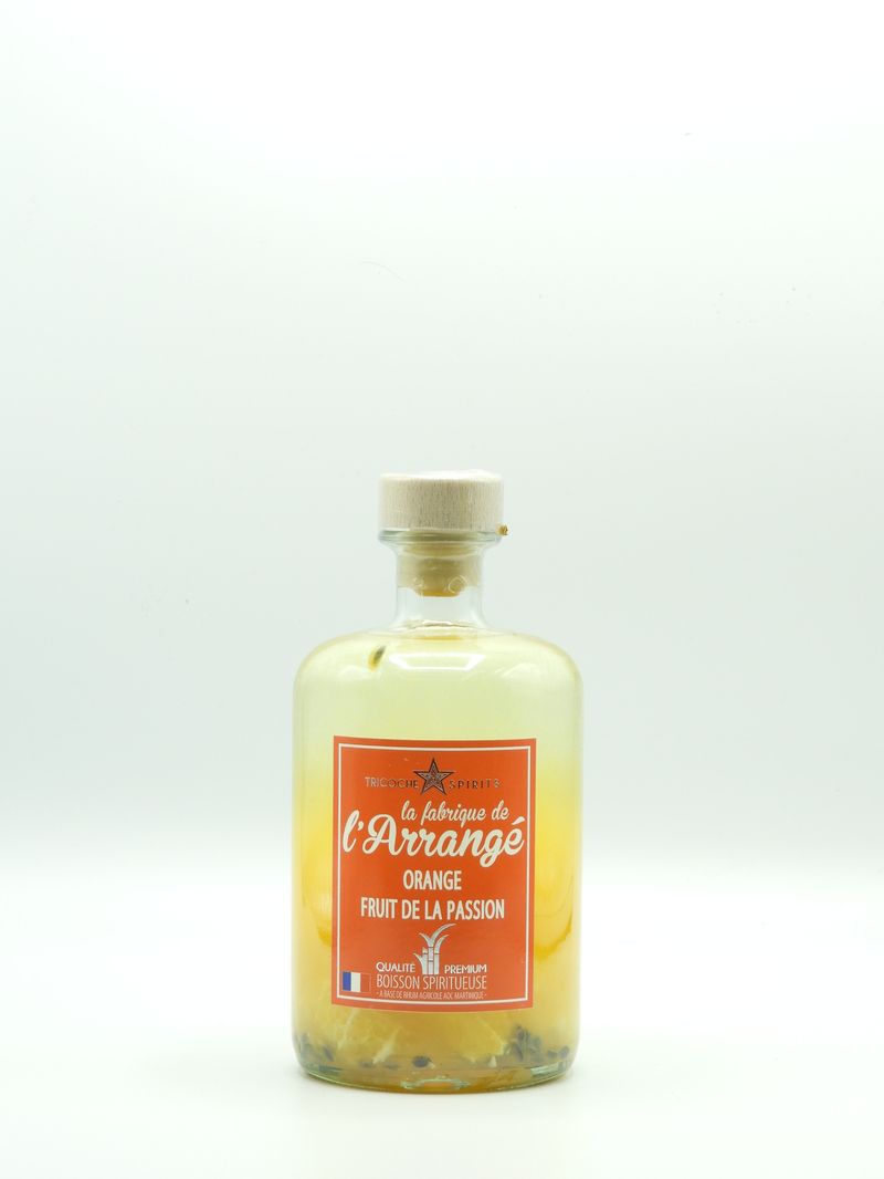 Rhum arrangé La Fabrique de l'Arrangé Orange Fruit de la passion 150 cl