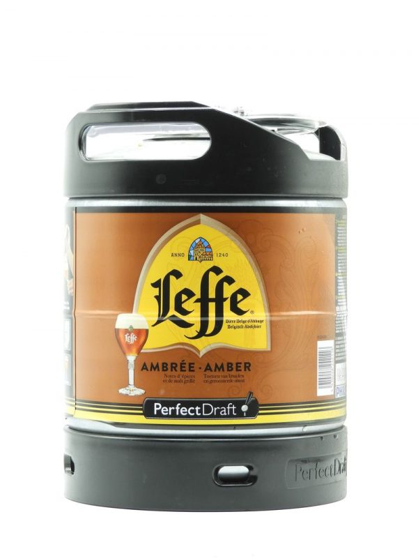 Mini Fût 6 Litres Leffe – Ambrée 6,6° – Caves Berrod Boutique