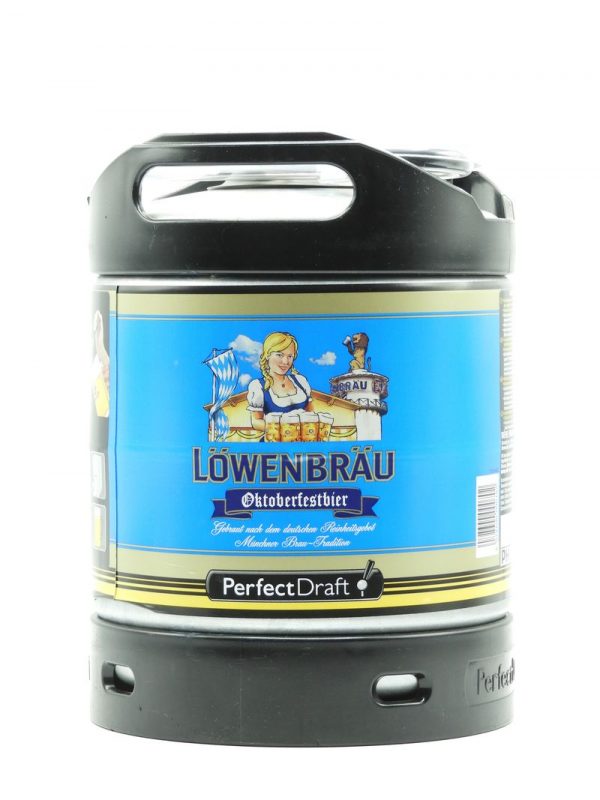 Mini Fût 6 Litres Löwenbräu Oktoberfestbier – Blonde 6,1° – Caves Berrod  Boutique